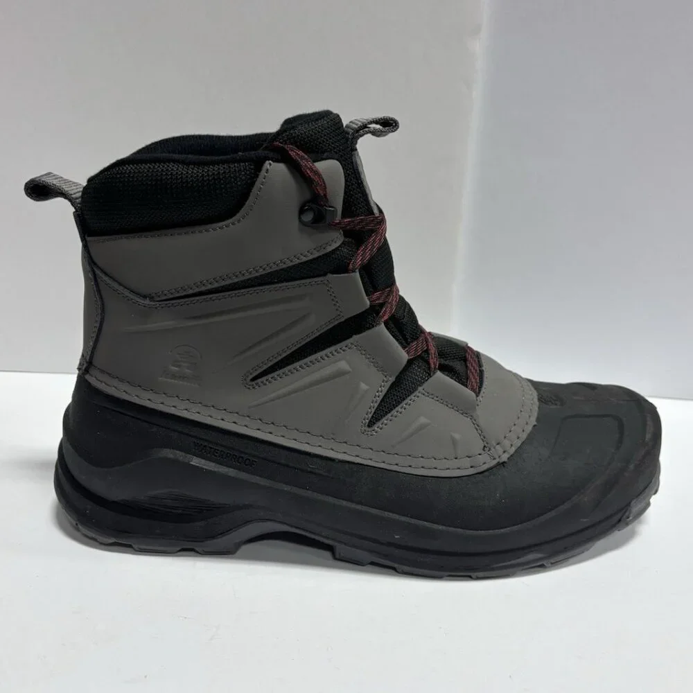 Kamik Men’s Iceland Lo Gray Winter Boots, Size 13 M